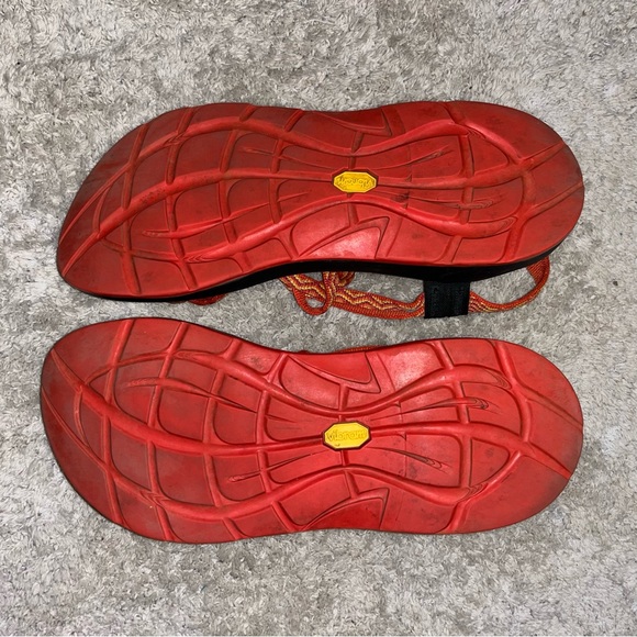 WOMENS CHACOS | Orange Yellow | multi strap sandal | water, hiking, travel shoe - Picture 3 of 6